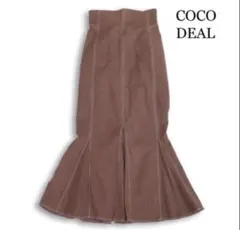 COCO DEAL ストレッチコットンウォッシュハイウエストマーメイドスカートのサムネイル