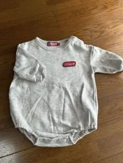 Coleman グレー 長袖ロンパース 70