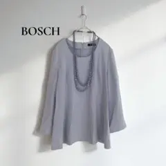 ボッシュ ブラウス【38】長袖 ネックレス付き フォーマル　オフィス　r540