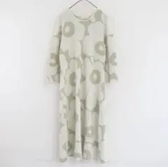 美品 marimekkoのEteva Unikkoバーズアイニットワンピース