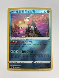 海外版かがやくゲッコウガ　韓国語