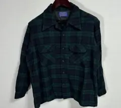 美品 70s ペンドルトン ブラックウォッチ L ボードシャツ ビンテージ