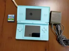 動作確認済み！！ニンテンドーDS Lite 水色 本体とスーパーマリオセット