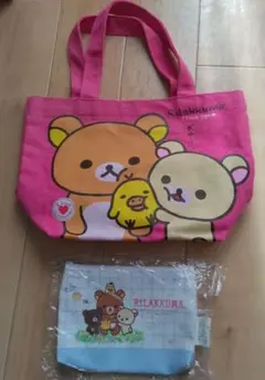 리락쿠마 ミニトートバッグ ポーチ セット