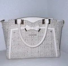 サマンサタバサ ツイードバッグ