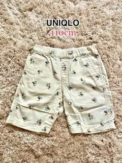 【UNIQLO】ユニクロ キッズ 半ズボン/ハーフパンツ 110cm とり柄 鳥