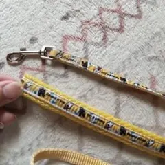 ペットパラダイス　リサとガスパール 犬用リード イエロー小型犬