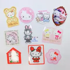 新品　キティ　50th くじ景品　シールセット
