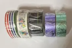 マスキングテープ　カモ井 mt 5種セット