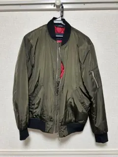 ZARA MAN MA-1 フライトジャケット オリーブグリーン