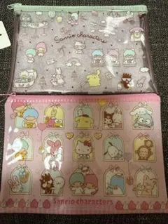 サンリオキャラクターズ フラットポーチ ポーチ