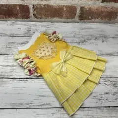 わんこ服【72】ワンピース ハンドメイド ニット 犬服 ワンコ服