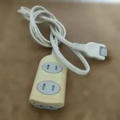ELPA 3個口 延長コード2ｍ 電源タップ