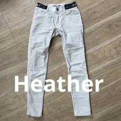 ヘザー　スキニーパンツ　Sサイズ