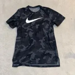 美品　NIKE ナイキ Tシャツ L カモ柄 DRI-FIT グレー ブラックのサムネイル