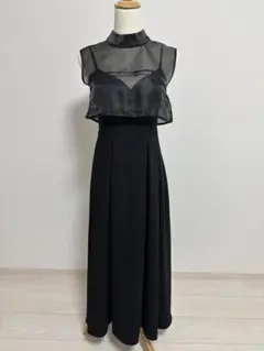 Ameri VINTAGE ノースリーブ　ロングワンピース 美品 無地