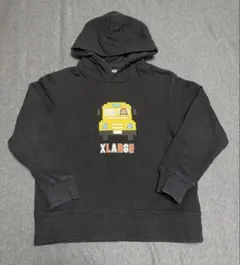 【xlarge kids】ブロック風グラフィックトレーナー　120