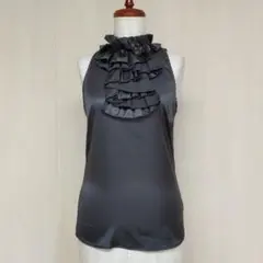 ZARA／光沢デザインタンクトップ