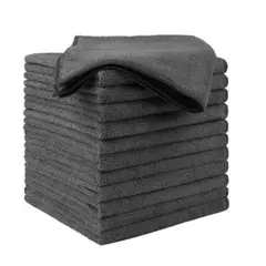 12枚入りマイクロファイバークロス 洗車 タオル キッチンクロス;c6483;