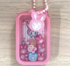 メゾピアノ ベリエ シャカシャカキーホルダー 핑크