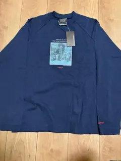 新品　Back Channel ロンTシャツ 長袖　ネイビー　Sのサムネイル