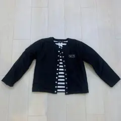 アニエス・ベーアンファン　キッズジャケット　120-130cm 黒ブルゾン
