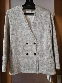 【タグ付き未使用品】la.f HAKKINEN TWEEDジャケット2Sのサムネイル