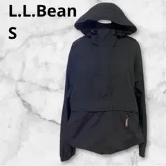 L.L.Bean アノラックパーカー メンズS ブラック ナイロン ジャケット