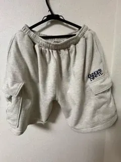 YOUNGER NINETY カーゴポケットショートパンツ グレー