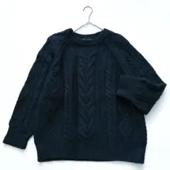 【おおたま様専用】23区　22AW ウール100％ ケーブルニット セーター