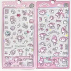 【日本未発売】サンリオ マイメロディ 3Dシール 2種セット