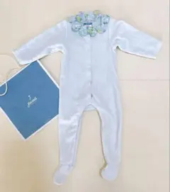 jacadi 足付き花柄襟付きロンパース