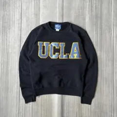 UCLA 90s USA製 スウェット 短丈 前V ブラック XS トレーナーのサムネイル