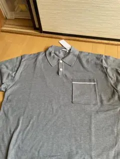 GU ウォッシャブルニットポロシャツ（5部袖）
