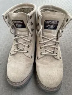 SKECHERS ベージュ ハイカット登山靴