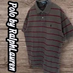 PolobyRalphLauren 　刺繡半袖ポロシャツ　トップス　メンズ　M