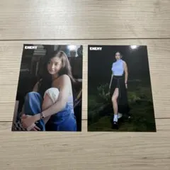 TWICE ジヒョ ラントレ トレカ ENEMY 2枚セット