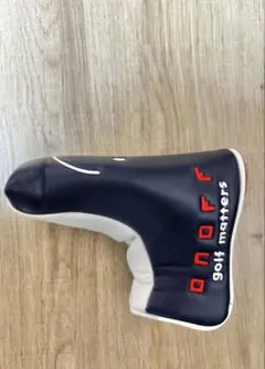 onoff パター用ヘッドカバー ネイビー/ホワイト