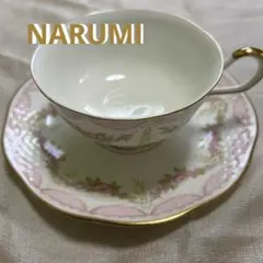 ★ナルミ　小薔薇柄のカップ&ソーサー1客★