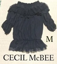 CECIL McBEE オフショルトップスM
