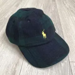 Polo Ralph Lauren ブラックウォッチ ウールキャップ チェック柄