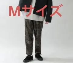 RAGEBLUE 裏起毛ダマスク柄イージーパンツ