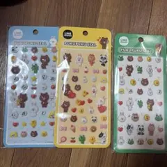 い*ん様 未開封 ラインフレンズ LINE FRIENDS ぷくぷくシール