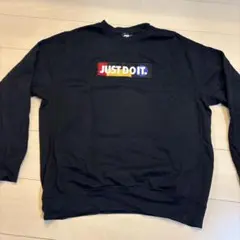 Nike ブラック スウェット L JUST DO IT.