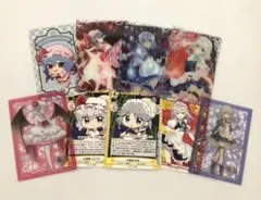 東方project ダイソー　レミリア・スカーレット 十六夜咲夜　9枚セット