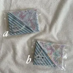 1550・ハンドメイド♡ダブルガーゼハンカチ 二枚セット