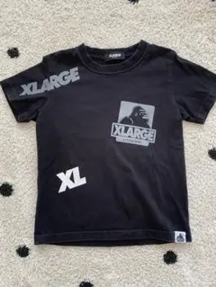 XLARGE/110/Tシャツ/トップス/ブラック/エックスラージ／子供服/半袖