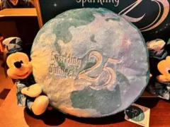 【クッション】 ディズニー 25周年 スパークリングジュビリー ミッキー