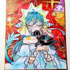手描きイラスト色紙 №1731