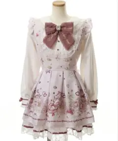 Many Hearts Afternoontea柄セットアップ 半袖